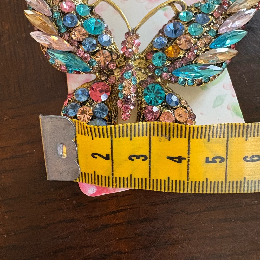 Colorful Butterfly Brooch - Picture 7 of 17